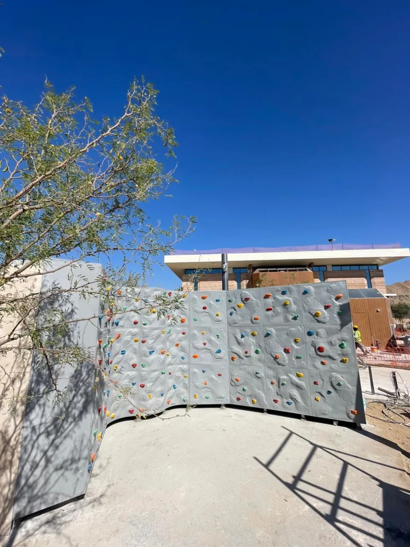 Amaala Red Sea climbing wall